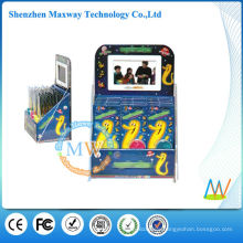 Acrylic Counter Top Display integrated 7 inch lcd screen